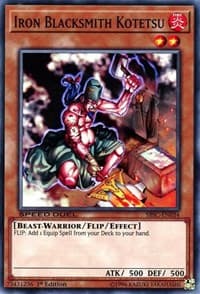 Iron Blacksmith Kotetsu - Speed Duel: Scars of Battle - YuGiOh card