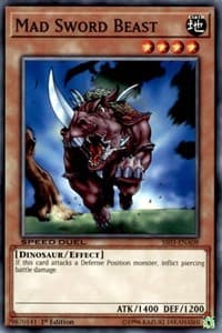 Mad Sword Beast - Speed Duel Decks: Ultimate Predators - YuGiOh card