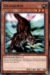 Gilasaurus - Speed Duel Decks: Ultimate Predators - YuGiOh card