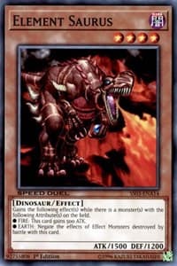 Element Saurus - Speed Duel Decks: Ultimate Predators - YuGiOh card