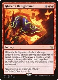 Ghired's Belligerence - Commander 2019 - Magic: The Gathering card