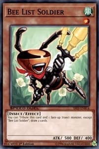 Bee List Soldier - Speed Duel Decks: Ultimate Predators - YuGiOh card