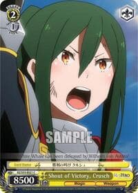 Shout of Victory, Crusch - Re:ZERO Vol.2 - Weiss Schwarz card