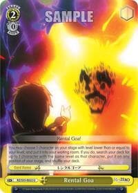 Rental Goa - Re:ZERO Vol.2 - Weiss Schwarz card