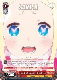 Fond of Bubby, Beatrice - Re:ZERO Vol.2 - Weiss Schwarz card