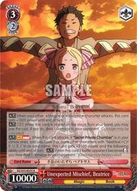 Unexpected Mischief, Beatrice - Re:ZERO Vol.2 - Weiss Schwarz card