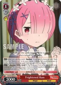 Frightened Ram - Re:ZERO Vol.2 - Weiss Schwarz card