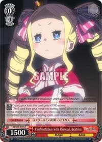 Confrontation with Roswaal, Beatrice - Re:ZERO Vol.2 - Weiss Schwarz card