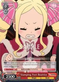 Stamping Feet Beatrice - Re:ZERO Vol.2 - Weiss Schwarz card