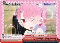 Proud of Own Cooking (RRR) - Re:ZERO Vol.2 - Weiss Schwarz card