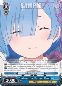 About the Future, Rem - Re:ZERO Vol.2 - Weiss Schwarz card