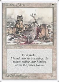 Tundra Wolves - Fourth Edition - Magic: The Gathering card