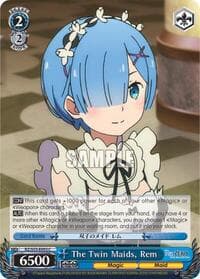 The Twin Maids, Rem - Re:ZERO Vol.2 - Weiss Schwarz card