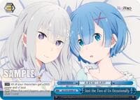 Just the Two of Us Occasionally - Re:ZERO Vol.2 - Weiss Schwarz card