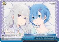 Just the Two of Us Occasionally (RRR) - Re:ZERO Vol.2 - Weiss Schwarz card