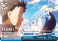 World's No.1 Hero - Re:ZERO Vol.2 - Weiss Schwarz card