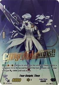 Tear Knight, Theo (Hot Stamped) - V Promo Cards - Cardfight Vanguard card