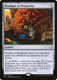 Pendant of Prosperity - Commander 2019 - Magic: The Gathering card