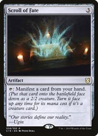 Scroll of Fate - Commander 2019 - Magic: The Gathering card