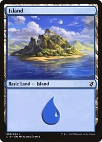Island (291) - Commander 2019 - Magic: The Gathering card