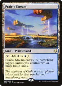 Prairie Stream - Commander 2019 - Magic: The Gathering card
