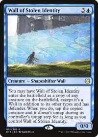 Wall of Stolen Identity - Commander 2019 - Magic: The Gathering card