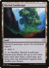 Myriad Landscape - Commander 2019 - Magic: The Gathering card