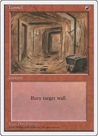 Tunnel - Fourth Edition - Magic: The Gathering card