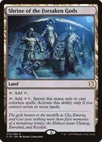 Shrine of the Forsaken Gods - Commander 2019 - Magic: The Gathering card