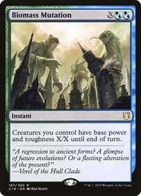 Biomass Mutation - Commander 2019 - Magic: The Gathering card