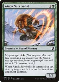 Ainok Survivalist - Commander 2019 - Magic: The Gathering card