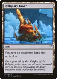 Reliquary Tower - Commander 2019 - Magic: The Gathering card
