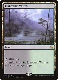 Llanowar Wastes - Commander 2019 - Magic: The Gathering card