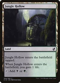 Jungle Hollow - Commander 2019 - Magic: The Gathering card