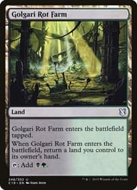 Golgari Rot Farm - Commander 2019 - Magic: The Gathering card
