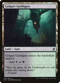 Golgari Guildgate - Commander 2019 - Magic: The Gathering card