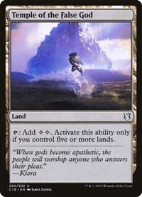 Temple of the False God - Commander 2019 - Magic: The Gathering card