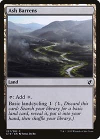 Ash Barrens - Commander 2019 - Magic: The Gathering card