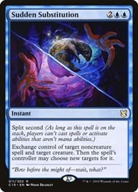 Sudden Substitution - Commander 2019 - Magic: The Gathering card