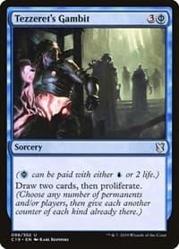 Tezzeret's Gambit - Commander 2019 - Magic: The Gathering card