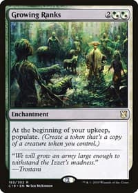 Growing Ranks - Commander 2019 - Magic: The Gathering card