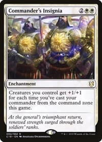 Commander's Insignia - Commander 2019 - Magic: The Gathering card
