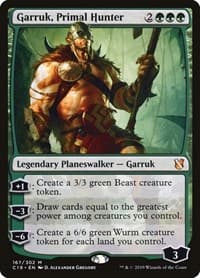 Garruk, Primal Hunter - Commander 2019 - Magic: The Gathering card