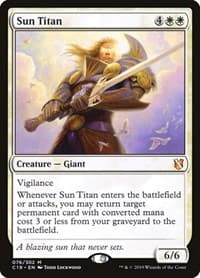 Sun Titan - Commander 2019 - Magic: The Gathering card