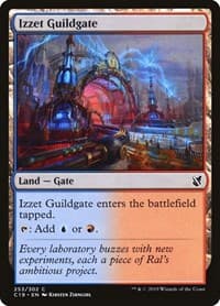 Izzet Guildgate - Commander 2019 - Magic: The Gathering card