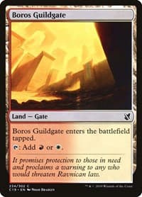 Boros Guildgate - Commander 2019 - Magic: The Gathering card
