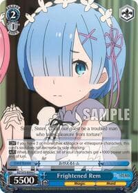 Frightened Rem - Re:ZERO Vol.2 - Weiss Schwarz card