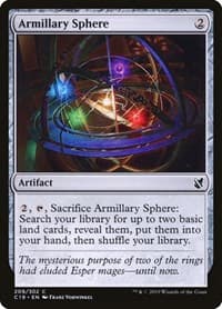 Armillary Sphere - Commander 2019 - Magic: The Gathering card