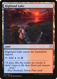 Highland Lake - Commander 2019 - Magic: The Gathering card