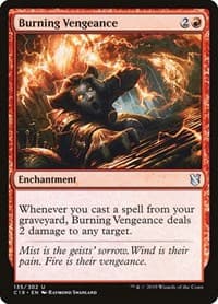 Burning Vengeance - Commander 2019 - Magic: The Gathering card